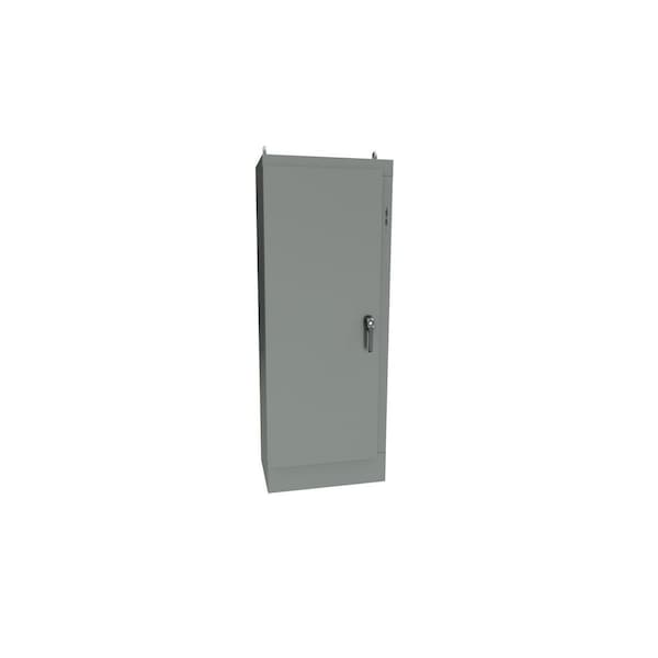 3 Point Latch with Padlock Handle Electrical Enclosures, 72 in H, 18 in D, 27 in W